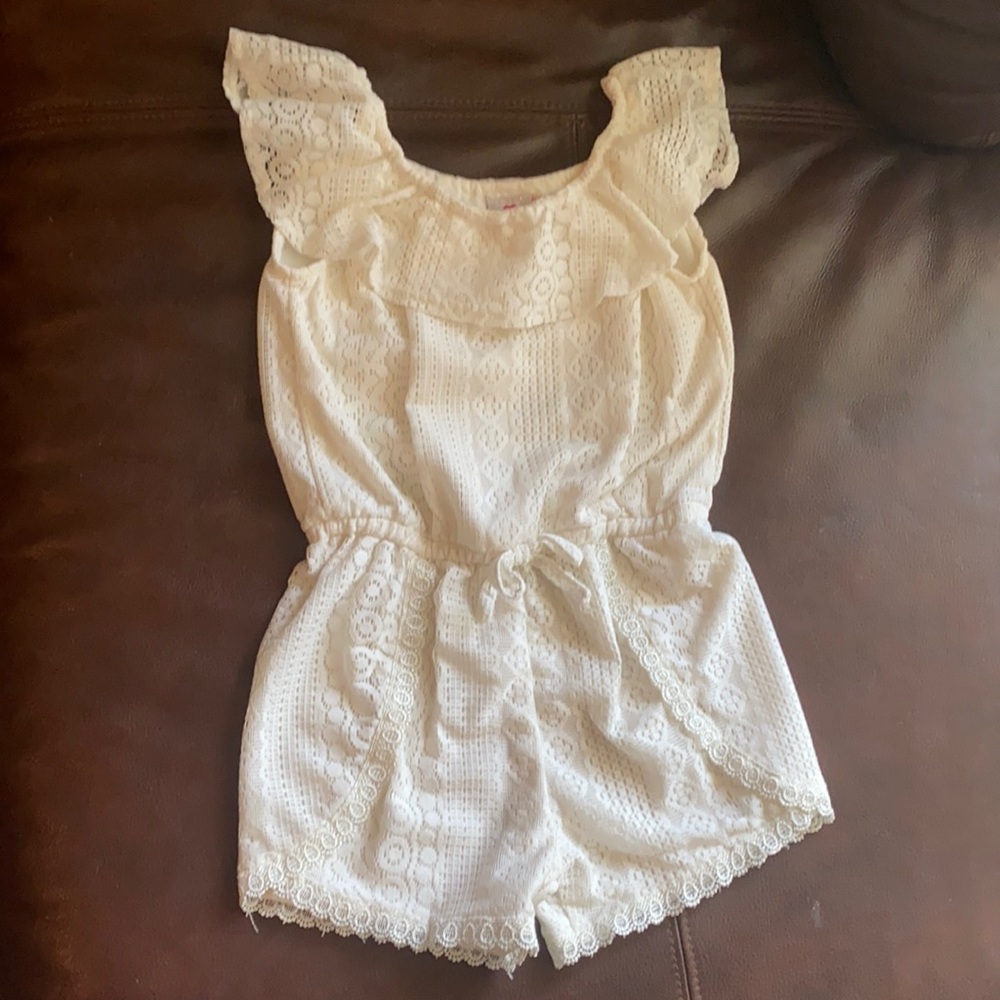 Girl Ivory Romper